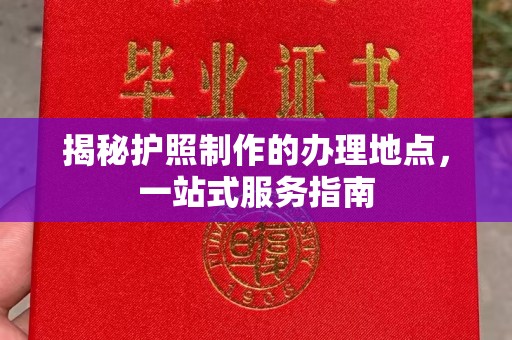 图木舒克揭秘护照制作的办理地点，一站式服务指南